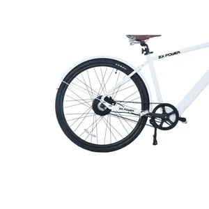 Vélo électrique de ville pour hommes 700c E-Dutch en gros, transmission par courroie, moteur sans balais 350W, batterie au lithium 36V, cadre en alliage d'aluminium, 32 km/h - Product Image 6