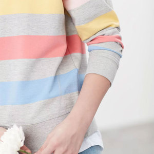 เสื้อสเวตเชิ้ตผ้าฟลีซสีพื้นสำหรับผู้หญิง ผลิตในปากีสถาน เหมาะสำหรับฤดูหนาว พิมพ์โลโก้ด้านหน้าได้ตามต้องการ มีหลายขนาดและสีให้เลือก - Product Image 2