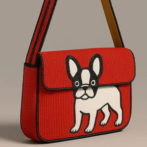 Sac à main décontracté indien fait main de luxe avec accessoires de mode en cristal, poignée perlée multicolore et durable, style baguette, local - Product Image 4