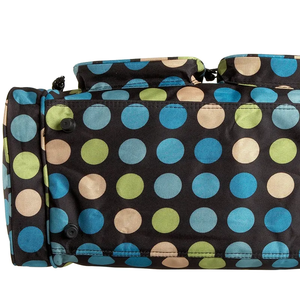 Sac de voyage en polyester imprimé à pois colorés avec bandoulière réglable pour les week-ends sportifs et le transport quotidien - Product Image 3