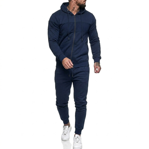 ชุดวอร์มผู้ชายผ้าฝ้าย 100% ระบายอากาศ ป้องกันรังสียูวี มีฮู้ด สำหรับฤดูใบไม้ร่วง/ฤดูหนาว เหมาะสำหรับการฝึกซ้อมและวิ่งจ๊อกกิ้ง - Product Image 3