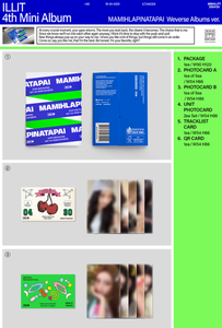 ILLIT 4th MAMIHLAPINATAPAI (Versión Weverse Albums) CD de Música K-Pop, Papel y Plástico, Idioma Coreano, Para Todas las Edades - Product Image 3