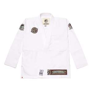 Kimono de Jiu Jitsu Shoyorol Blanco Personalizado, 100% Algodón, Tejido Perlado, OEM, Kimono Brasileño de Jiu Jitsu, Hecho a Medida, Ropa de Artes Marciales - Product Image 1