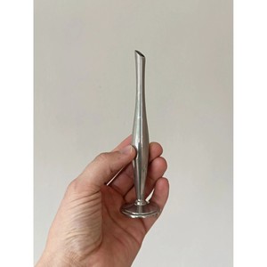 Ensemble de vases de table en aluminium argenté, style côtier moderne, faits à la main, base antidérapante écologique, vase à fleurs décoratif pour la maison - Product Image 4