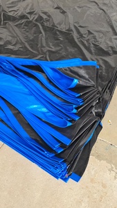 Lona Impermeable Azul de Malla Tejida de Peso Medio para Uso en Exteriores, Estilo Liso - Product Image 3