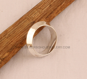Wholesale 925 Sterling <b>Silver</b> Band <b>Ring</b> Plain Minimalist Wedding Band Stackable Finger <b>Ring</b> for Women and <b>Men</b> 2026 Jewelry Trend - Product Image 3