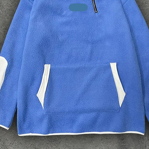 Pasamontañas de Forro Polar Grueso Personalizado para Invierno, Estilo Vintage, Color Sólido, Sudadera con Capucha Térmica, 100% Algodón Transpirable - Product Image 2