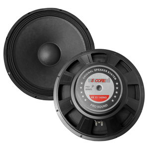 Haut-parleur de remplacement pour ampli de guitare électrique 5 Core FR 15 140 MS GTR 15 pouces, 2000W, 8 Ohm, faible distorsion, fréquence 35-1.5KHz - Product Image 1