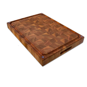 ผลิตภัณฑ์ไม้เนื้อแข็งธรรมชาติ 100% งานฝีมือ ของตกแต่งครัว เขียงไม้ - Product Image 2