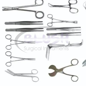 Juego de Instrumentos Quirúrgicos Manuales Reutilizables de Acero Inoxidable de Diferentes Formas, Nuevo Diseño Profesional, para Cirugía General, de Blush Surgical - Product Image 2