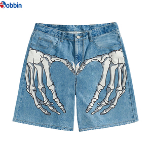 Overol de Mezclilla para Hombre, Marca de Moda Urbana, Cierre de Cremallera, Estampado Digital Personalizado, Transpirable, Ecológico, 100% Algodón - Product Image 4