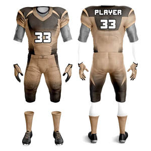 Maillot de football américain respirant de qualité supérieure, facile à porter, uniforme d'équipe, sublimation personnalisée, uniforme de football américain grande taille - Product Image 1