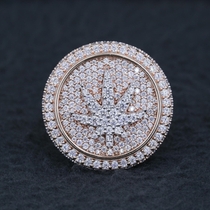 Moissanite Luxury <b>Mens</b> Statement <b>Ring</b> Iced Out Pave <b>Ring</b> Bold Designer Fashion Jewelry - Product Image 4