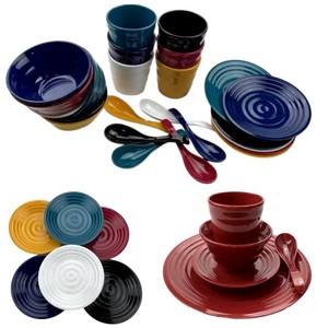 LONGNEW Ensemble de vaisselle en plastique PET personnalisé OEM, léger, de qualité alimentaire, assiettes, bols, tasses et cuillères de service, Taïwan - Product Image 3