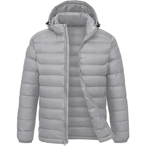 Chaqueta Acolchada de Nailon Personalizada para Hombre, con Capucha Desmontable, Diseño OEM de Pakistán 2025, Venta al Por Mayor - Product Image 3