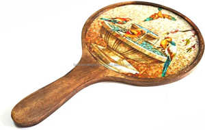 Tabla de servir de madera con logotipo personalizado, tabla de pizza para hotel y restaurante, bloques de cortar de exportación Falak World para servir por FWE - Product Image 4