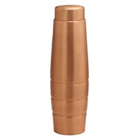 Gelas Tembaga Murni Buatan Tangan Minimalis untuk Meja Samping Tempat Tidur, Wadah Air, Kalash, Pitcher, Jug, Tumbler, Kapasitas 1000ml