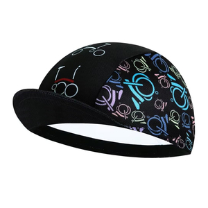 หมวกปั่นจักรยานพิมพ์โลโก้ตามสั่ง หมวกสแปนเด็กซ์แบบสวมศีรษะสำหรับวิ่ง ปั่นจักรยาน ปีนเขา หมวกกีฬาระบายอากาศได้ดี - Product Image 4
