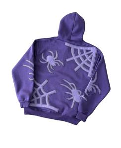 Vente en gros OEM Sweats à capuche épais pour hommes 350GSM en éponge française 3D pour impression bouffante Logo personnalisé lavage vintage solide pour l'hiver - Product Image 2