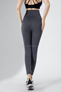 Vente en gros de leggings de fitness pour hommes, leggings à taille élastique, leggings de sport, de course et de yoga pour femmes, de grande taille - Product Image 3