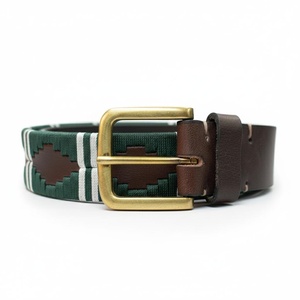 Ceinture Polo Unisexe en Cuir Véritable Personnalisable avec Logo, Faite à la Main, Broderie Gaucho, Anti-Odeur, Robuste, Portable, de Luxe, Designer - Product Image 2