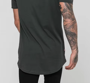 Men's Black Short Sleeve O-Neck T-Shirt Red <b>Rose</b> Embroidery Slim Fit Casual Breathable 100% Cotton Jersey Knitted <b>Top</b> 220 Grams - Product Image 4