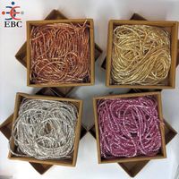 Fil de bouillon français lisse en tons de rouge et de rose pour la broderie de couture Goldwork, fil de bobine française.