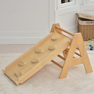 Cadre d'escalade triangulaire pliable Montessori pour aire <span class=keywords><strong>de</strong></span> <span class=keywords><strong>jeux</strong></span> intérieure avec <span class=keywords><strong>arche</strong></span> et toboggan pour bébé pour l'école - Product Image 5