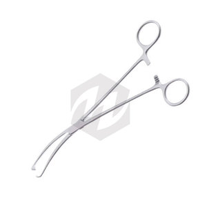 คีมคีบผ่าตัดแบบโค้งข้าง ยี่ห้อ Kelly Vulsellum รุ่น Forceps Manual ทำจากสแตนเลสสตีล ขนาด 9 1/4 นิ้ว  4x5 ฟัน ปลายกว้าง 7.7 มม. สำหรับนรีเวชวิทยา - Product Image 5