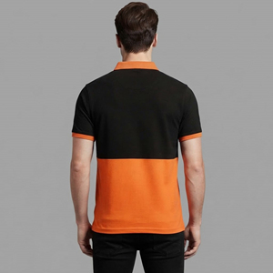 เสื้อโปโลผู้ชาย OEM/ODM ผ้าฝ้าย 100% ทรงหลวม สกรีนโลโก้ด้วยความร้อน แห้งเร็ว แขนสั้น สไตล์ฮิปฮอป - Product Image 5