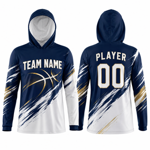 Fabricante de Camisetas de Baloncesto Personalizadas, Sudadera de Calentamiento para Equipos, Ropa Deportiva Transpirable de Manga Larga - Product Image 1