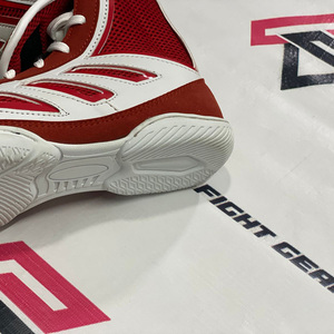 No Boxing No Life - Zapatos de Boxeo de Cuero Premium, Color Personalizado, Logotipo Personalizado, Cierre con Cordones, Antideslizantes, Alta Calidad, Duraderos - Product Image 2