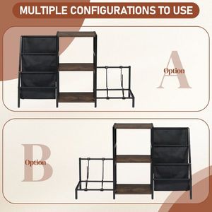 Multifunction 3-Tier Vinyl <b>Record</b> <b>Storage</b> Stand for Acoustic Electric Guitar & Bass for Guitar Players & Music Enthusiasts - Product Image 5