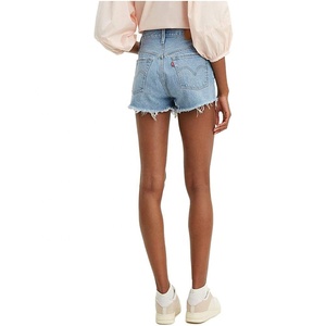 Shorts en jean pour femmes, style décontracté, ornés de perles et de diamants, tendance été, très demandés - Product Image 2