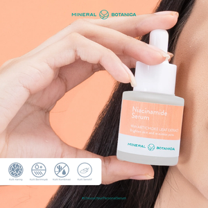 เซรั่มบำรุงผมผสมแร่ธาตุ Botanica Niacinamide Artichoke 20มล. OEM ODM 20% ทางคลินิกไนอะซินาไมด์เซรั่มเข้มข้น B3 - Product Image 2