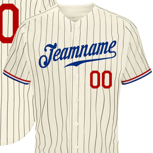 Maillot de baseball personnalisé pour homme, sérigraphié, écologique, respirant, léger, avec boutons, pour équipe - Product Image 2