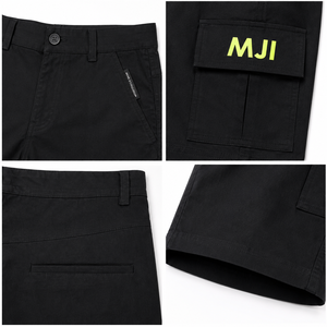 Men's <b>Black</b> <b>Cargo</b> <b>Shorts</b> Custom Utility Workwear Multi Pocket Outdoor Casual Tactical <b>Shorts</b> OEM Wholesale Apparel Supplier - Product Image 4