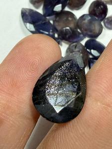Iolite bleue naturelle, pierre de soleil facettée, pierre précieuse taillée avec soin, pierre précieuse en vrac par l'exportateur - Product Image 1