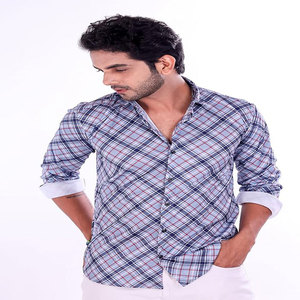 Chemise à Manches Courtes pour Homme Couleur Unie avec Col Cubain Coupe Ample et Imprimé Drapé Mince Respirant - Product Image 4