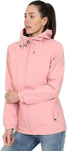 ผู้ผลิตเสื้อแจ็คเก็ตกันลมแบบ OEM สีสันตัดกัน เสื้อแจ็คเก็ตกันลมสำหรับผู้หญิง น้ำหนักเบา สำหรับเล่นกีฬา กันน้ำ มีฮู้ด - Product Image 2