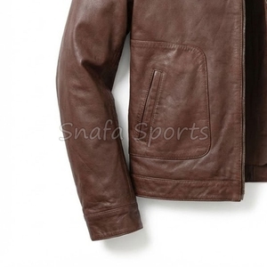 Dernière mode, design unique, veste en cuir pour homme avec service OEM, meilleur design, veste en cuir de haute qualité à prix raisonnable - Product Image 4