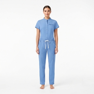 Ensemble d'uniformes médicaux pour femmes, deux pièces, vêtements de travail pour infirmières, haut et pantalon - Product Image 6