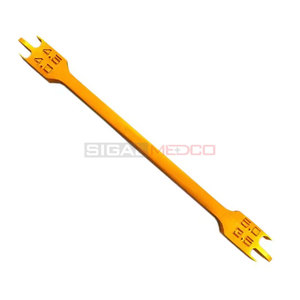 Manual Yellow Coated Orthodontic Height Gauge Dental Bracket Positioning Measuring Instruments for Bracket Placement - Product Image 4