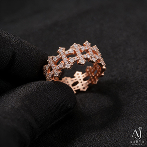 Bague Hip Hop en Argent 925 Plaqué Or et Rhodium avec Croix Moissanite et Zircons Cubiques pour Homme, Bijou de Mariage et de Fête - Product Image 3