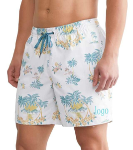 Pantalones Cortos de Alta Calidad para Hombre, de Lona y Spandex/Algodón, Cintura Alta Elástica, Estampado por Descarga, Transpirables, de Secado Rápido e Impermeables - Product Image 2