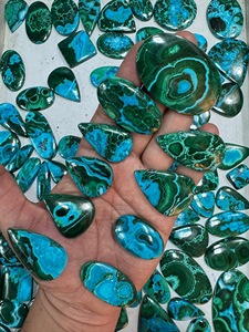 Trimurti Gems - Cabujón de Crisocola Natural, Gema Azul Verde, Piedra Suelta de Alta Calidad para Joyería, Venta al por Mayor, 15-50 mm - Product Image 5