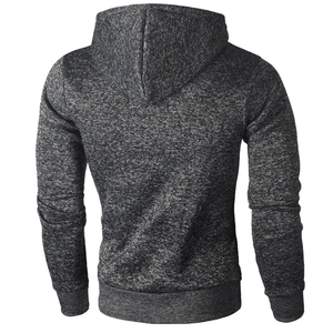 Quality <b>Thick</b> <b>Fleece</b> Custom Size Solid Print OEM Service Winter Street Wear Hoodies Men's 100% Cotton Pullover Hoodie High - Product Image 2