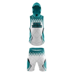 American Football Player Training Set Customizable Breathable <b>Flag</b> Uniform Sublimated Compression Jerseys 7v7 Size XL - Product Image 2