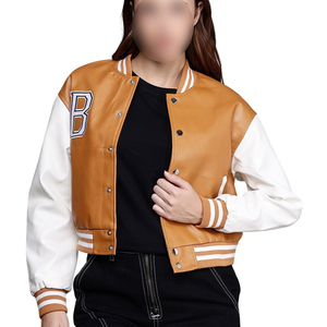 Custom Contrast Color Good Supplier Highest Quality New Trendy Product Unique Design Autumn College Baseball Varsity Jackets - Product Image 1