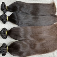 Cheveux humains vierges vietnamiens bruts non traités, prix d'usine direct vietnamien, vente en gros, prêt à être expédié